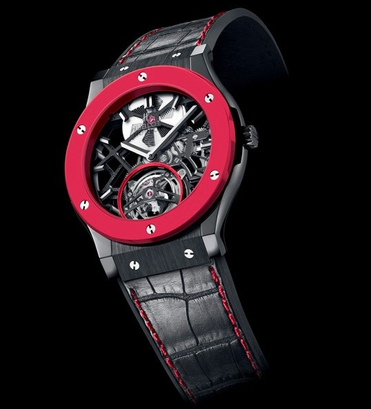 Hublot Red’n’Black Skeleton Tourbillon